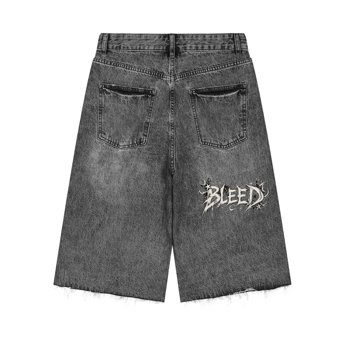 BLEED FOR ME | Loom Limited Denim Shorts